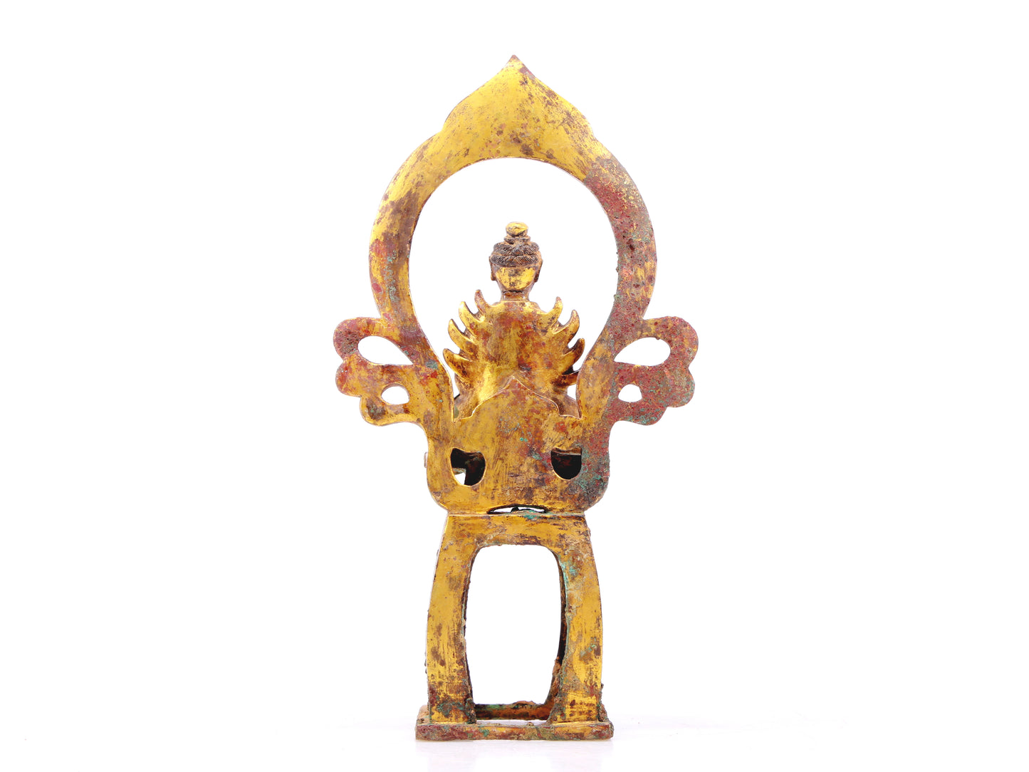 A sacred gilt bronze figure