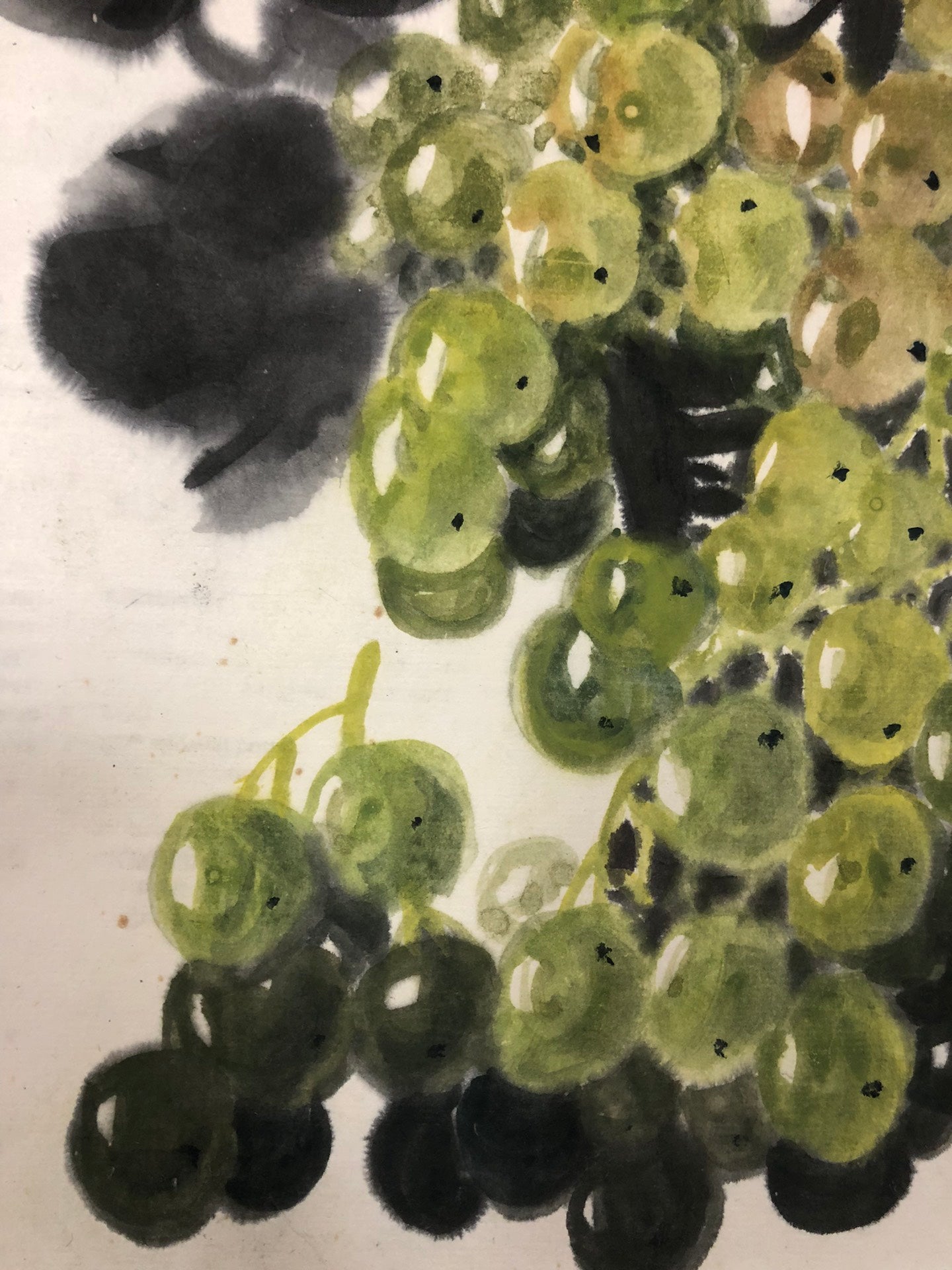 A Gorgeous Chinese Ink Painting Hanging Scroll By Wang Chengxi
