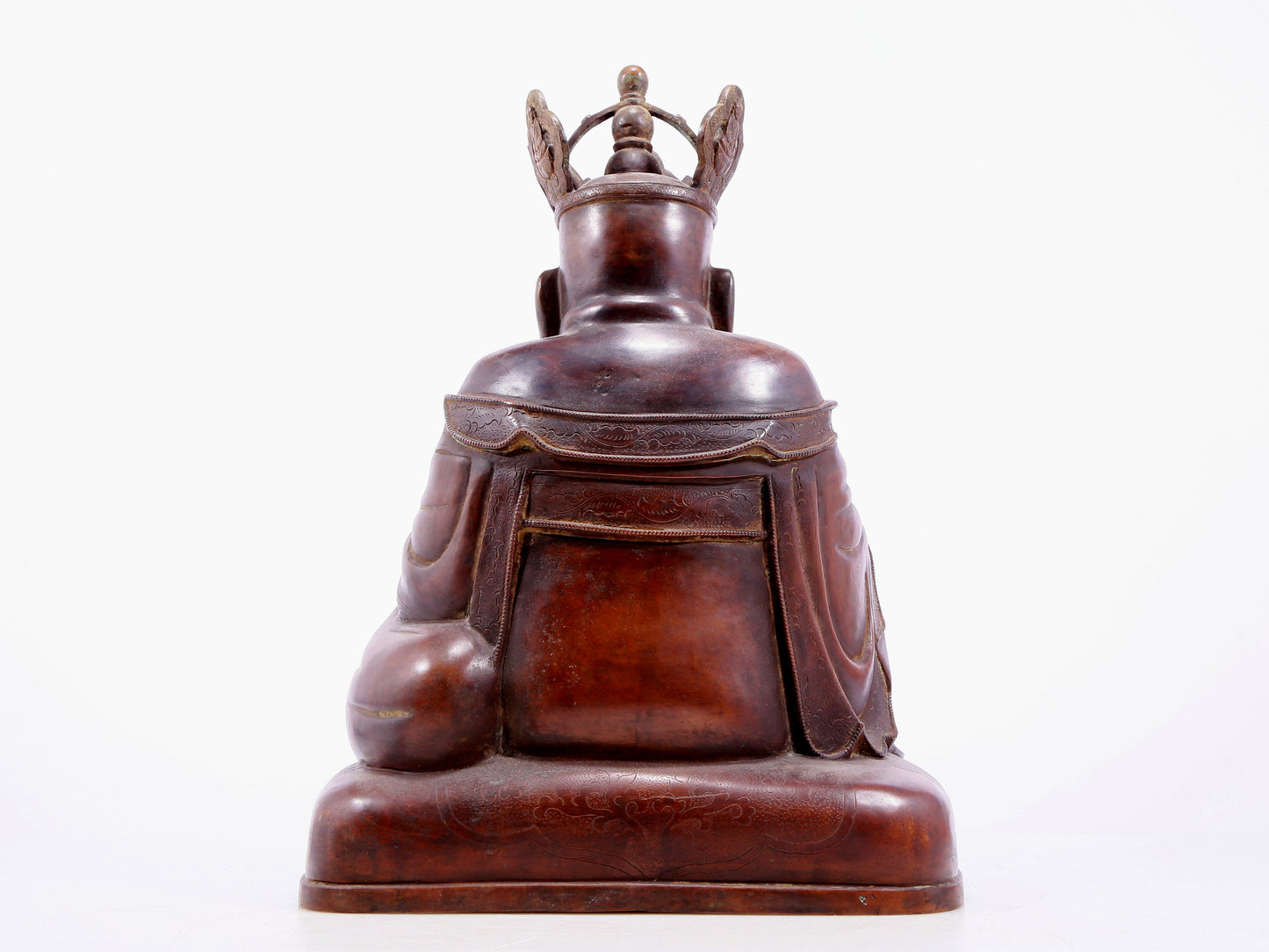 An Archaic Bronze Figure Of Maitreya