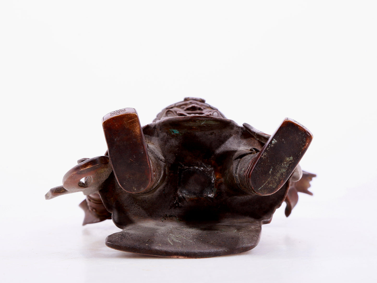 An Exquisite Bronze Figure Of Lokapala