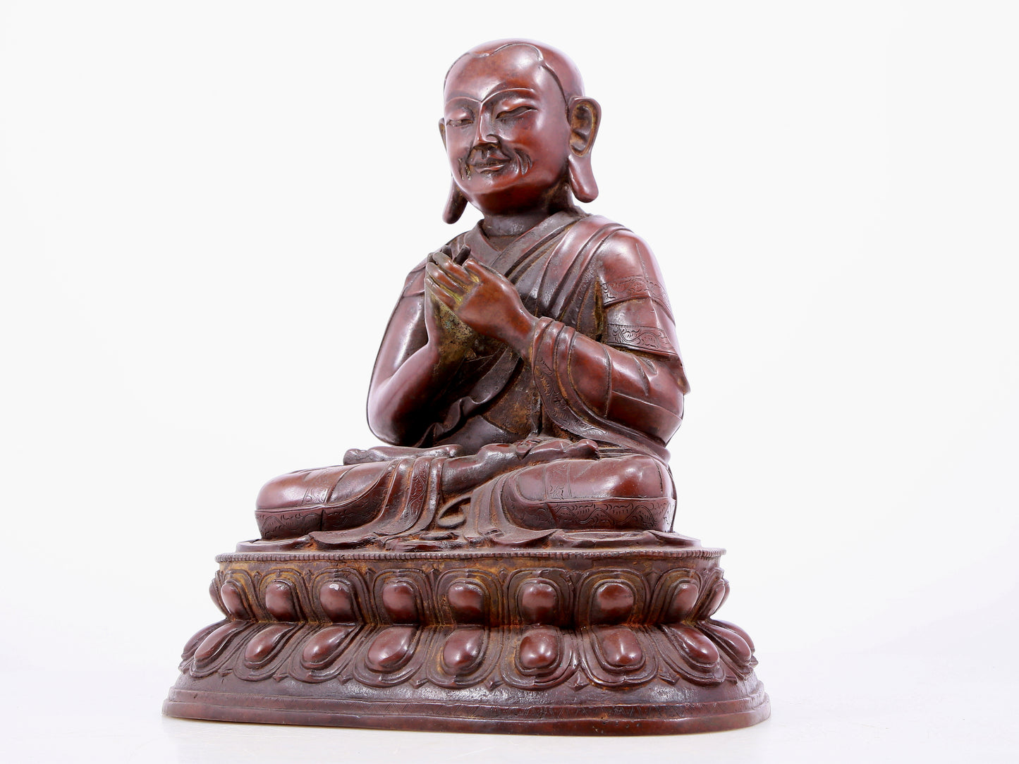 An Archaic Bronze Figure Of Brog.Mi