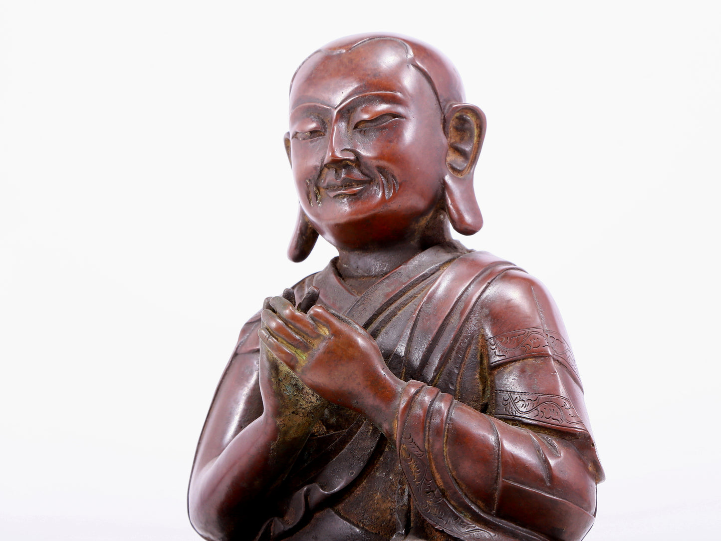 An Archaic Bronze Figure Of Brog.Mi