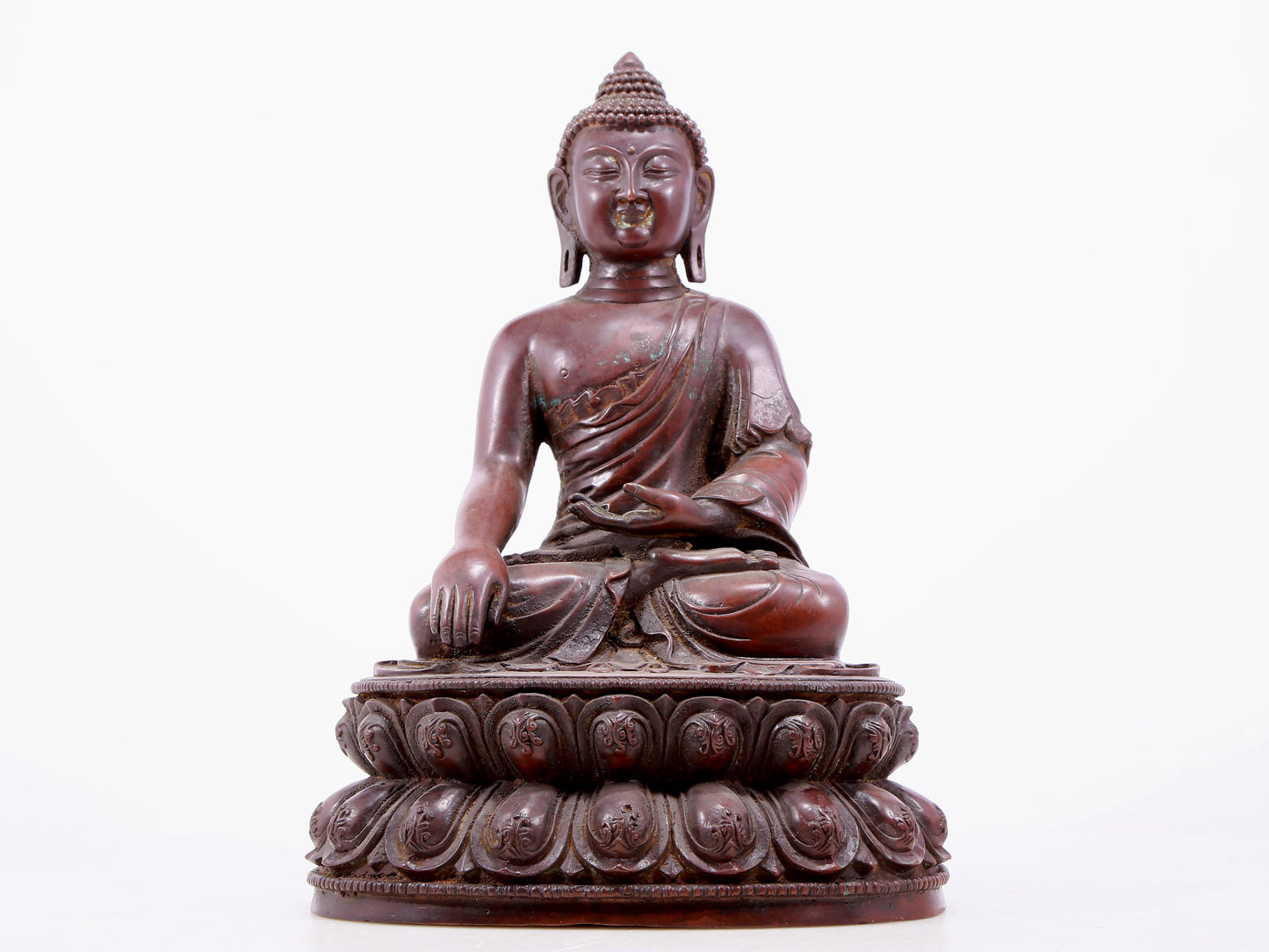 Brilliant Bronze Figure Of Buddha Shakyamuni