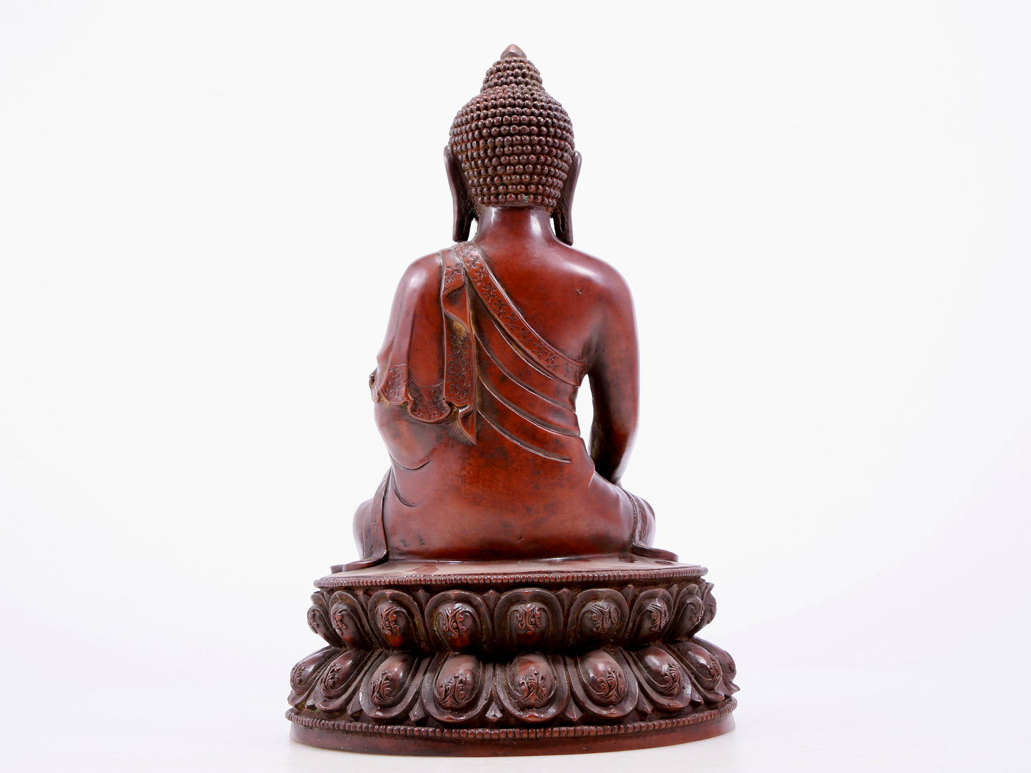 Brilliant Bronze Figure Of Buddha Shakyamuni