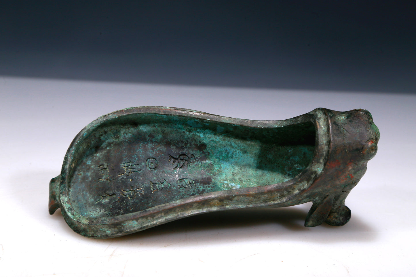 A Wonderful Bronze 'Auspicious Beast' Ewer With Inscriptions