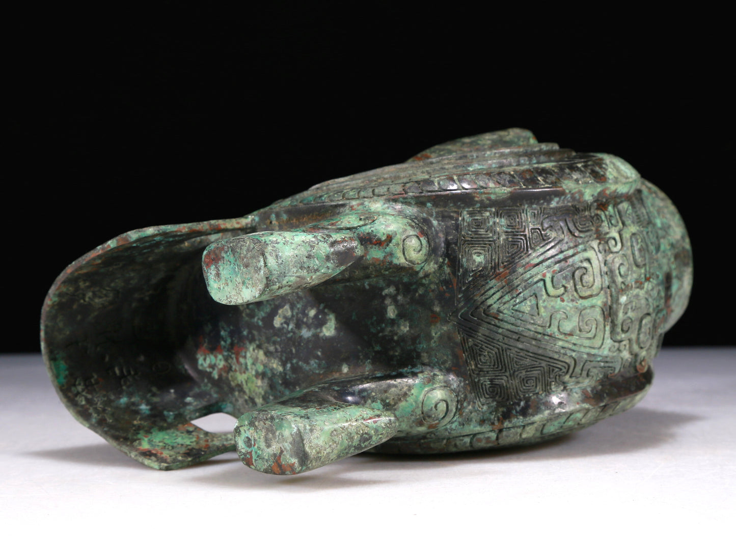 A Wonderful Bronze Auspicious Beast-Form Jar