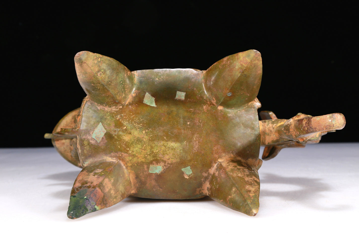 A Wonderful Bronze 'Auspicious Beast' Ewer With Inscriptions