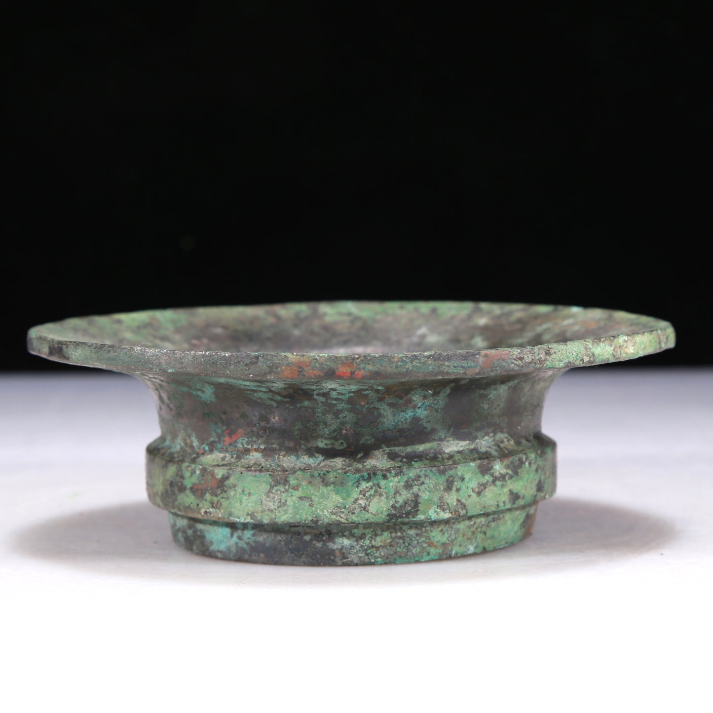A Wonderful Bronze Dragon-Handled Vase And Cover
