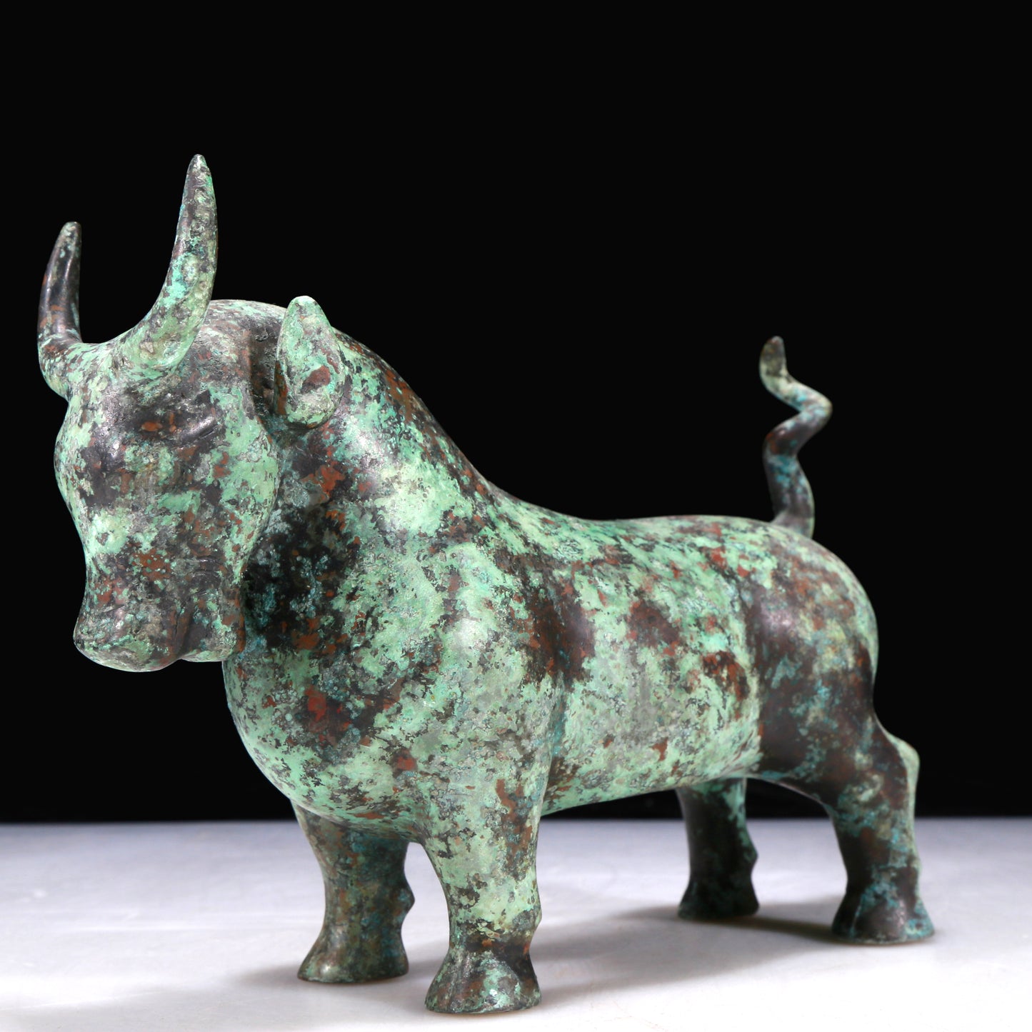 An Excellent Bronze Buffalo