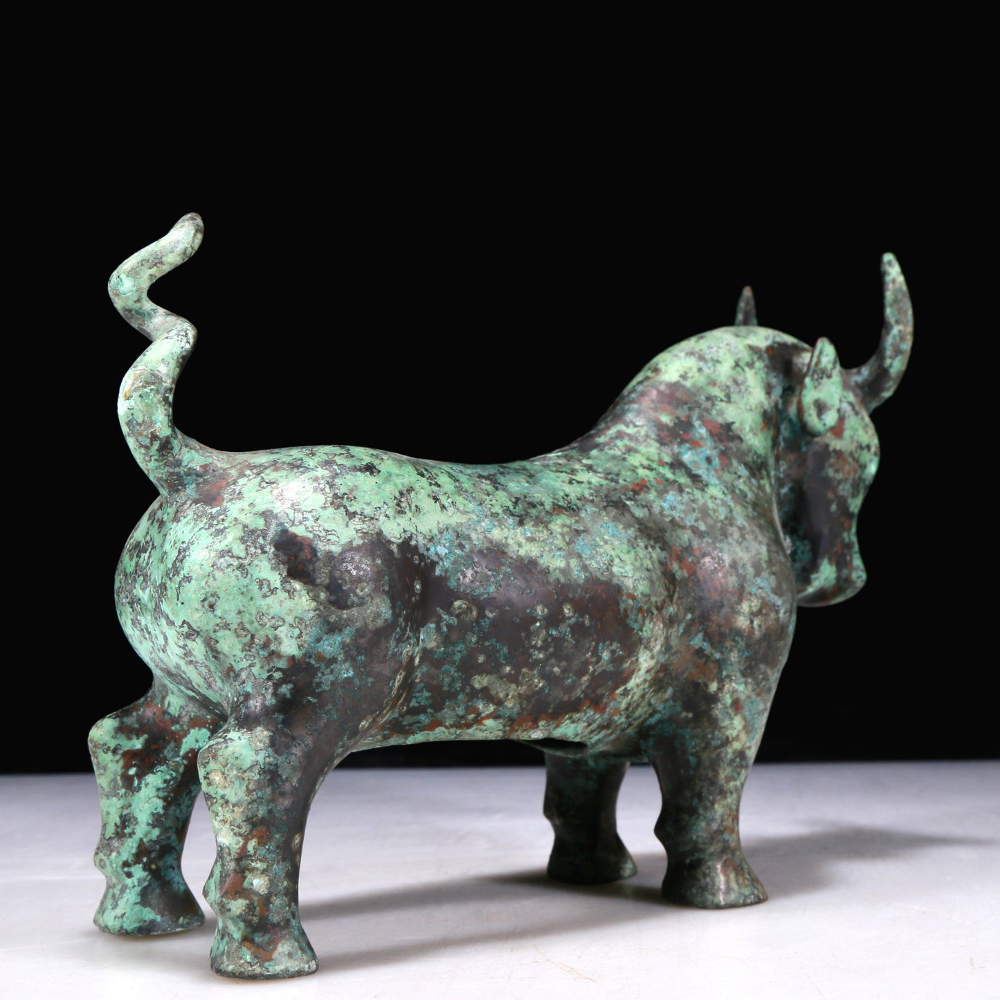 An Excellent Bronze Buffalo