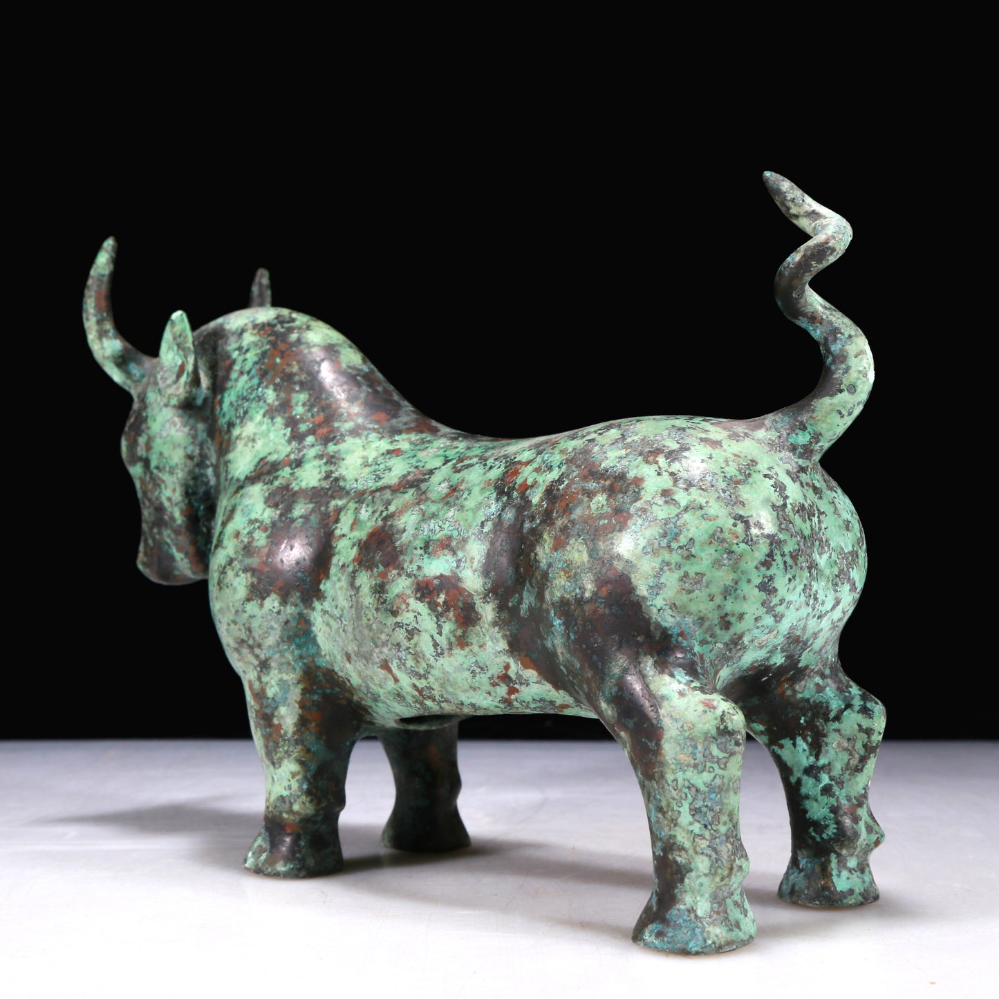 An Excellent Bronze Buffalo