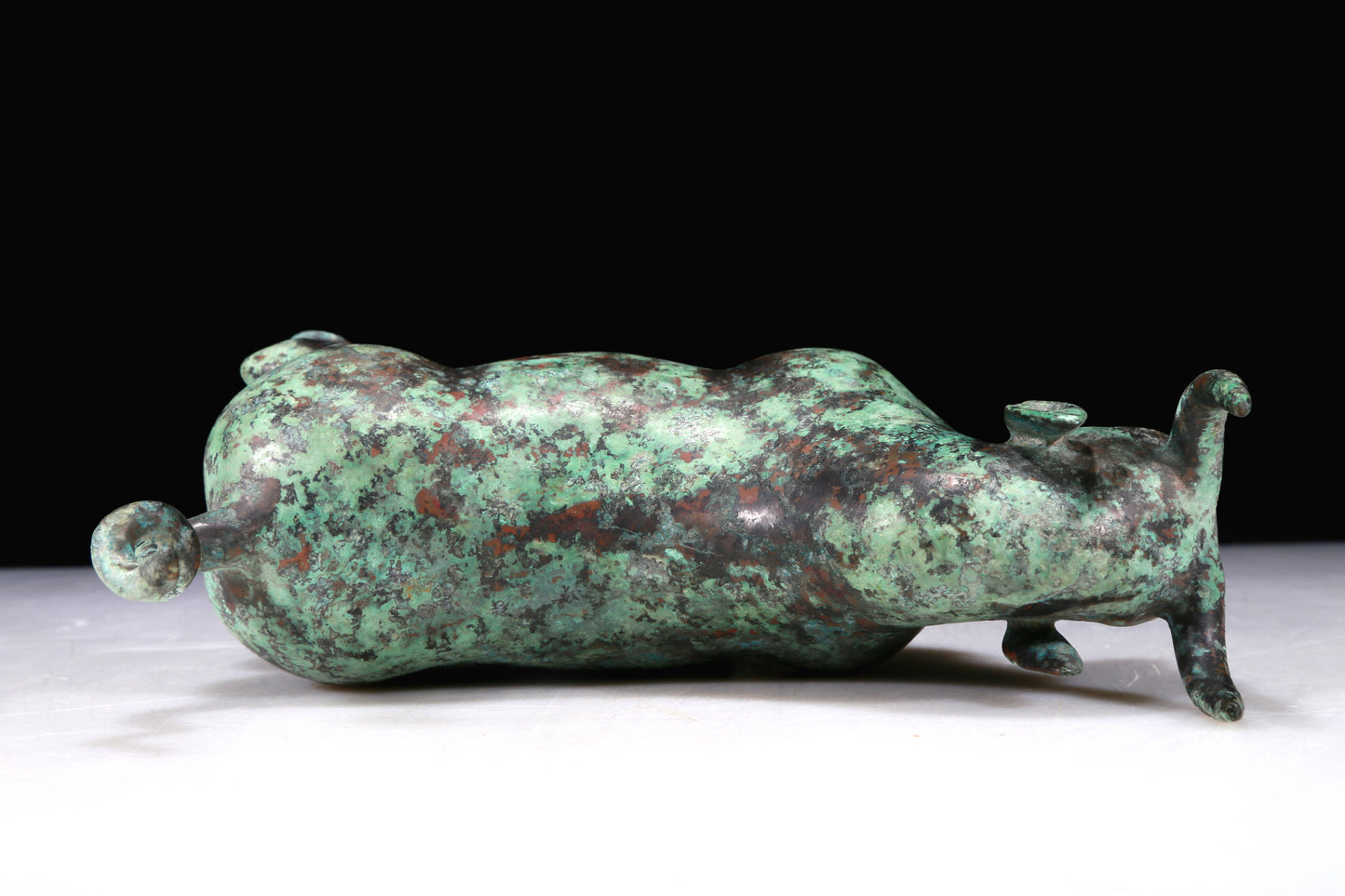 An Excellent Bronze Buffalo
