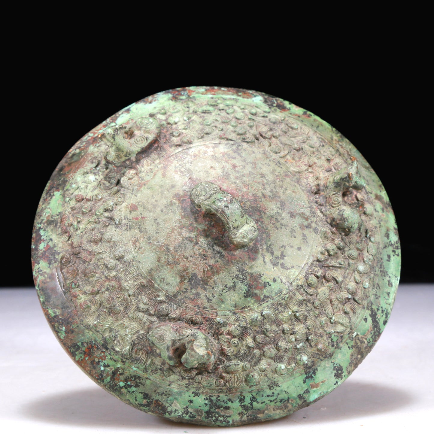 An Excellent Bronze 'Auspicious Beast' Tripod Jar With Inscriptions