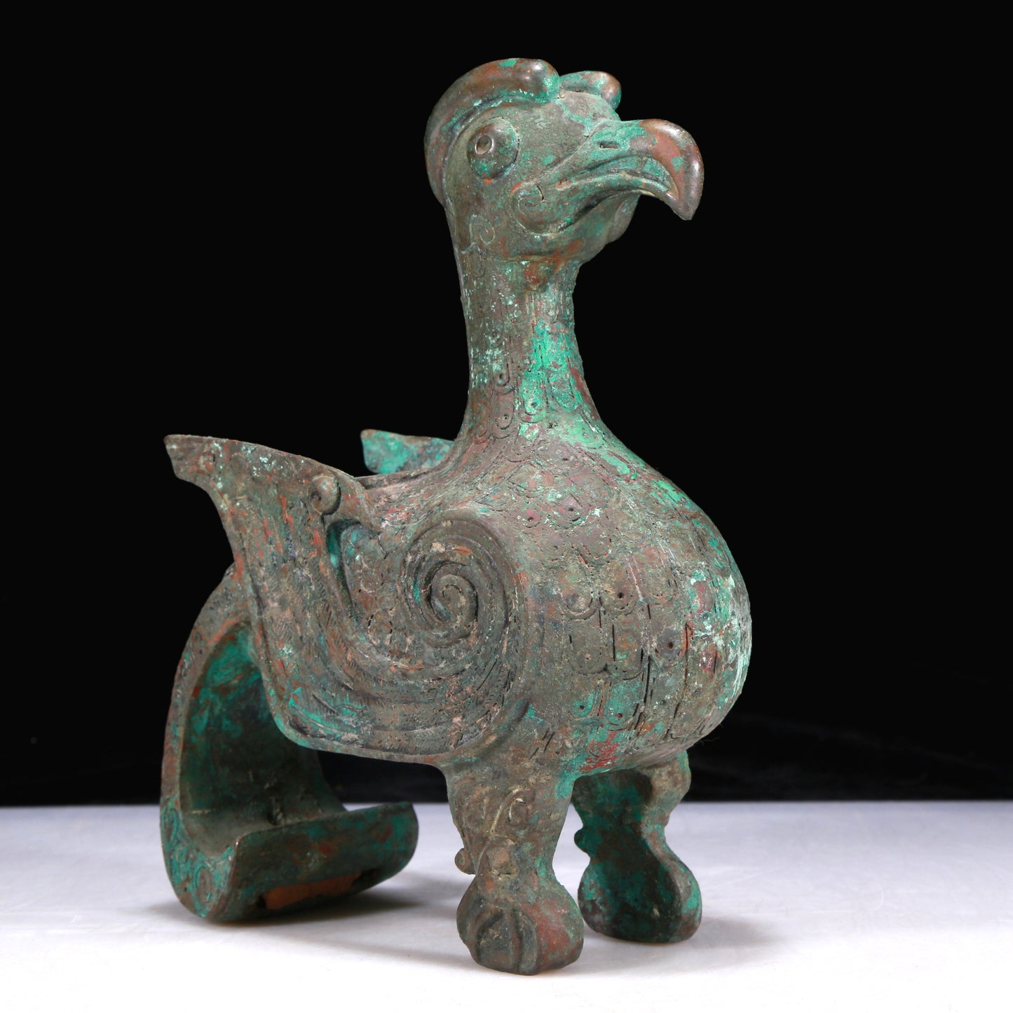 An Excellent Bronze Mythical Bird