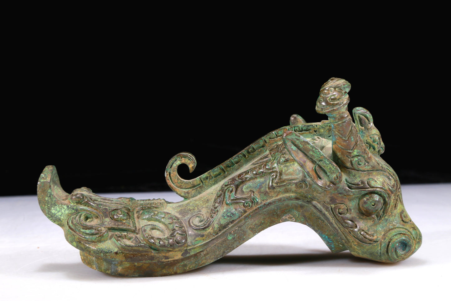 An Excellent Bronze 'Auspicious Beast' Ewer With Inscriptions