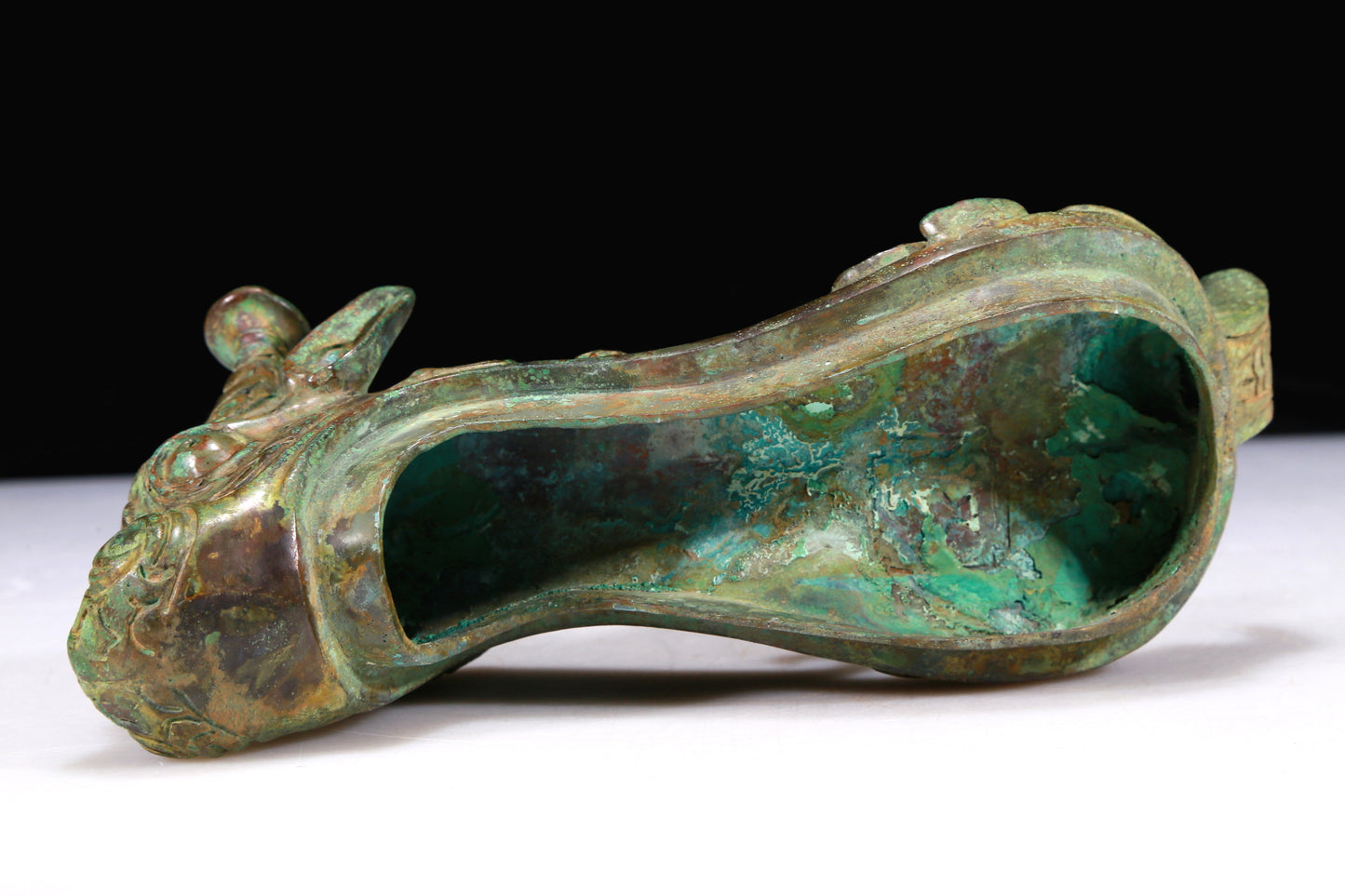 An Excellent Bronze 'Auspicious Beast' Ewer With Inscriptions