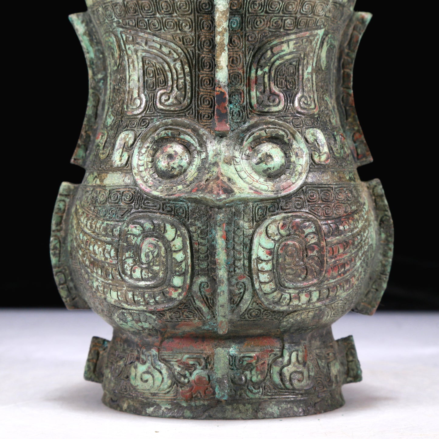 An Excellent Bronze 'Auspicious Beast' Jar And Cover With Inscriptions
