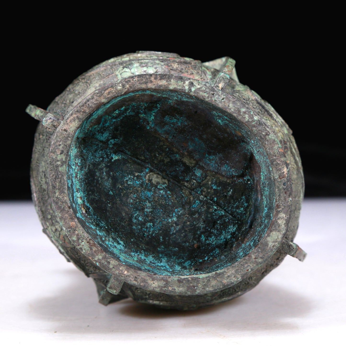 An Excellent Bronze 'Auspicious Beast' Jar And Cover With Inscriptions