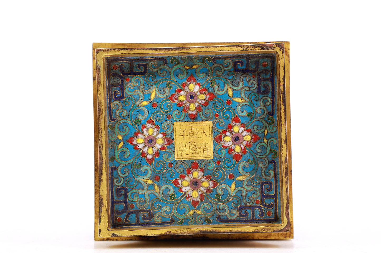 An Excellent Cloisonne 'Flower' Vase