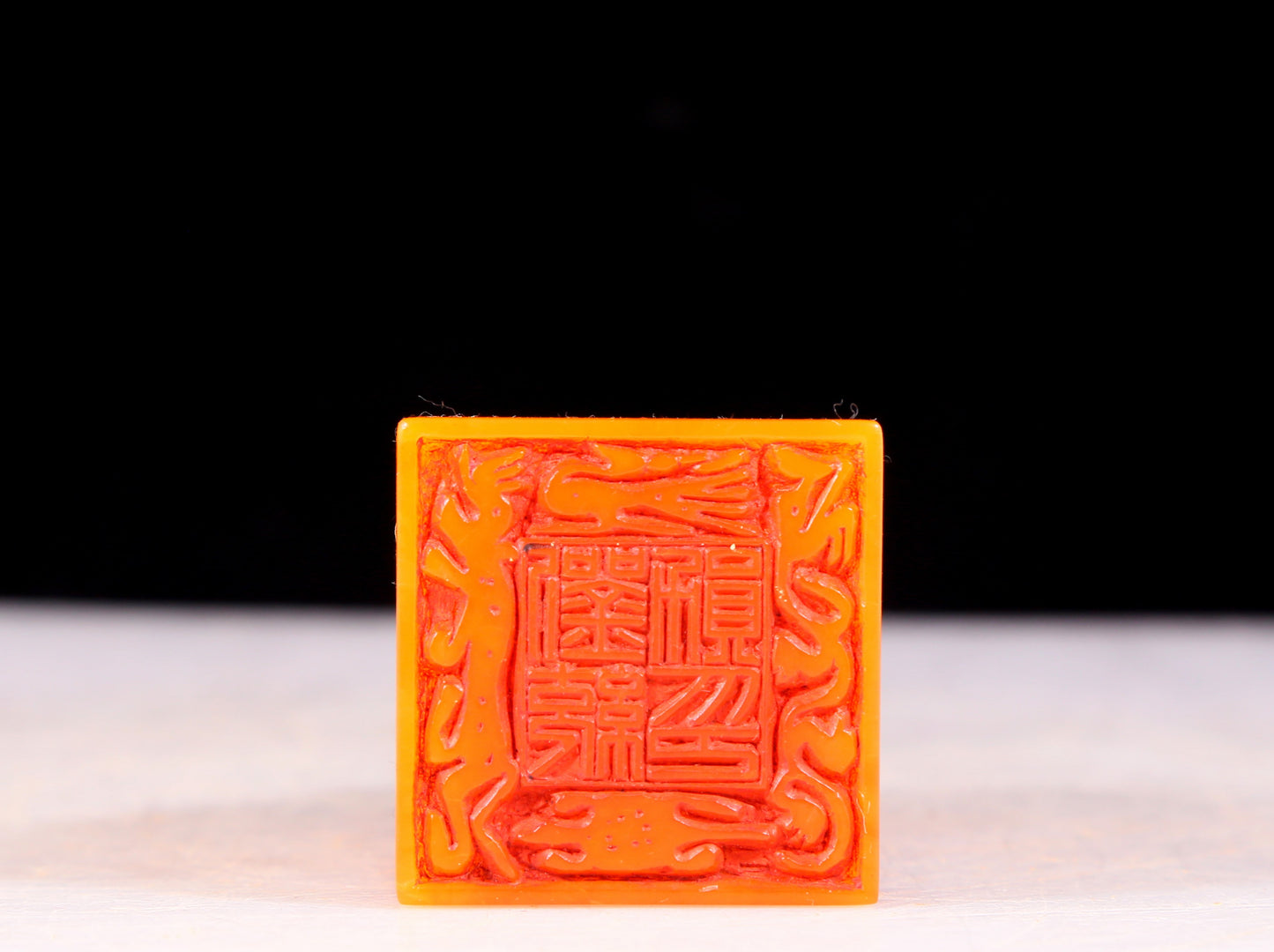An exquisite Tianhuang stone auspicious animal seal