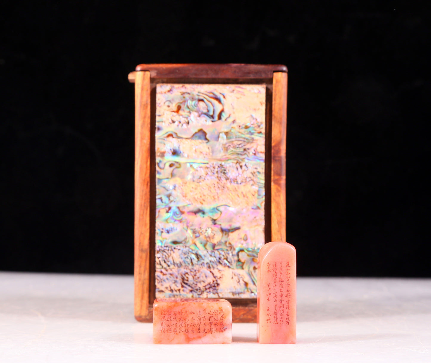 A set of exquisite Shoushan stone seals