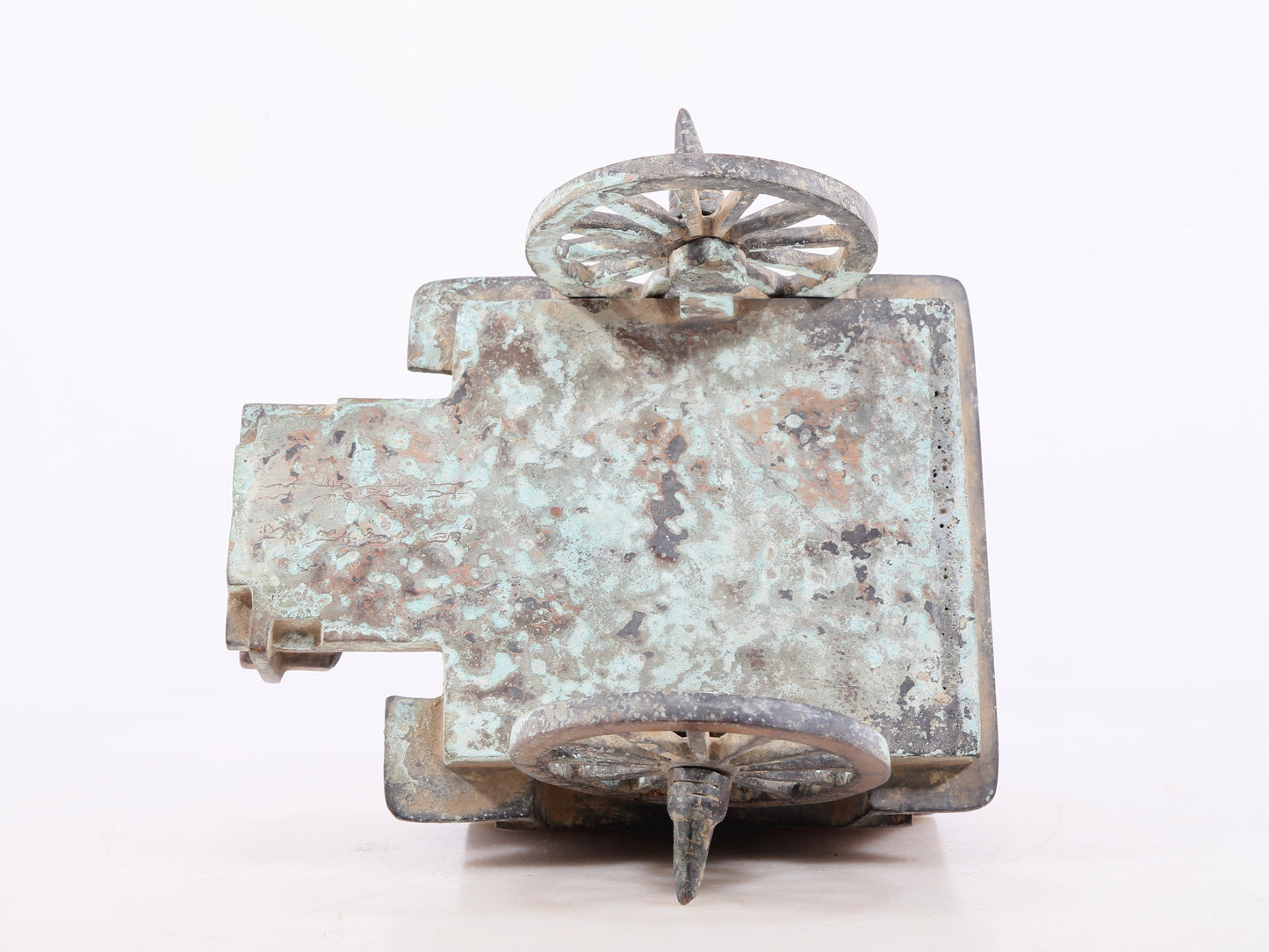 An Exquisite Bronze Gold& Silver-Mounted Carriage Decoration