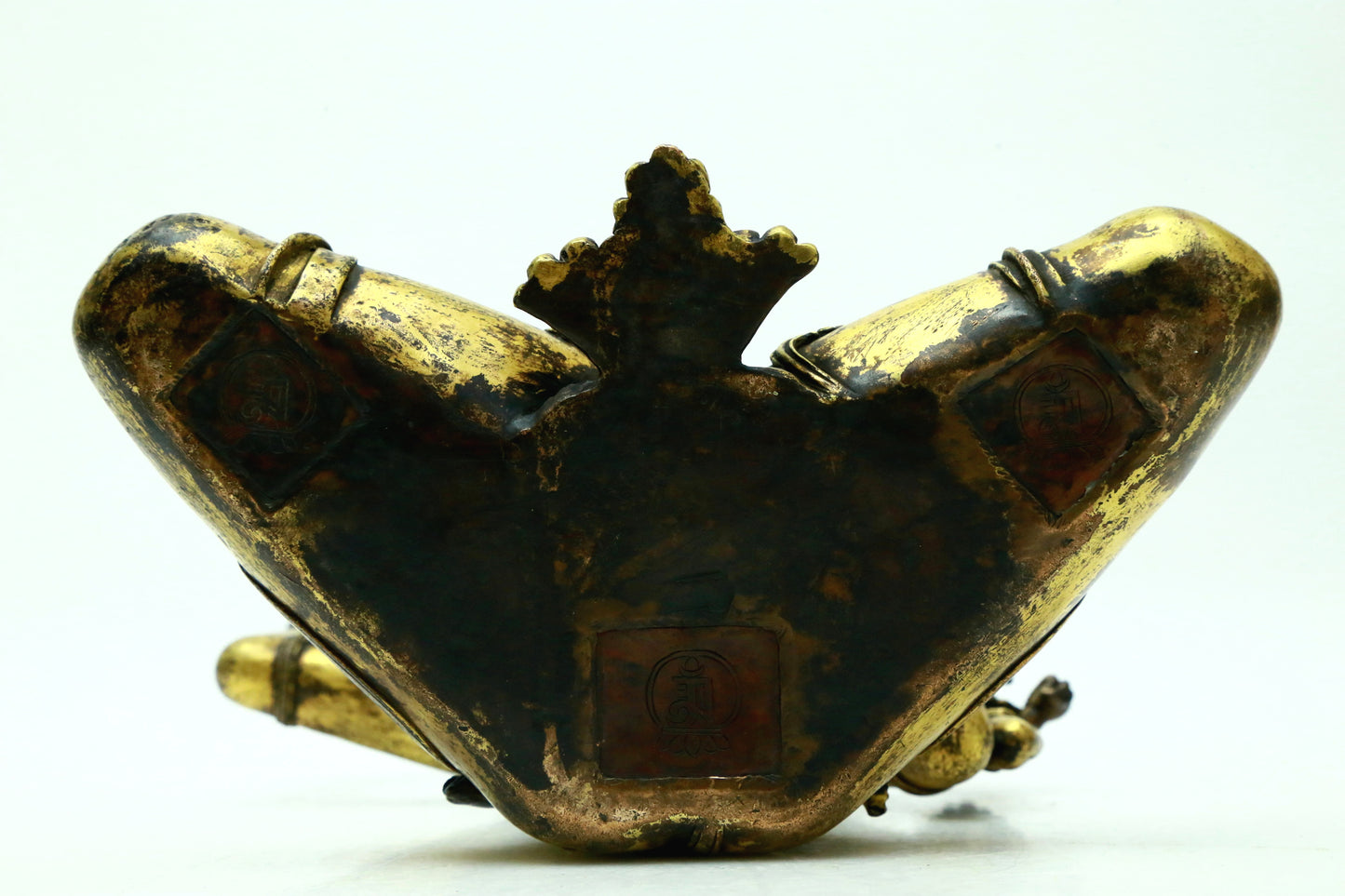 A Superb Gilt-Bronze Figure Of Manjusri