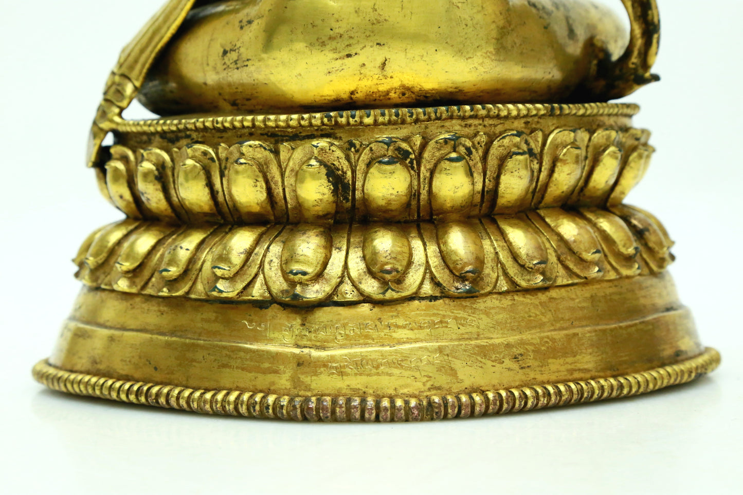 A Superb Gilt-Bronze Figure Of Green Tara With Inscriptions