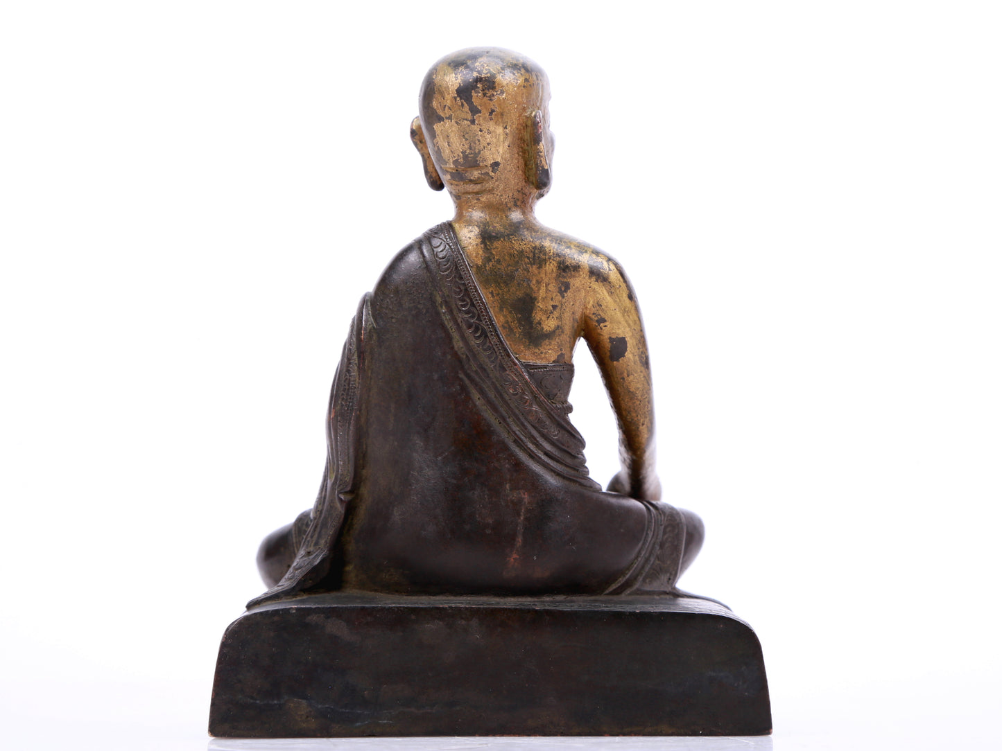 A Precious Gilt-Bronze Figure Of Arhat