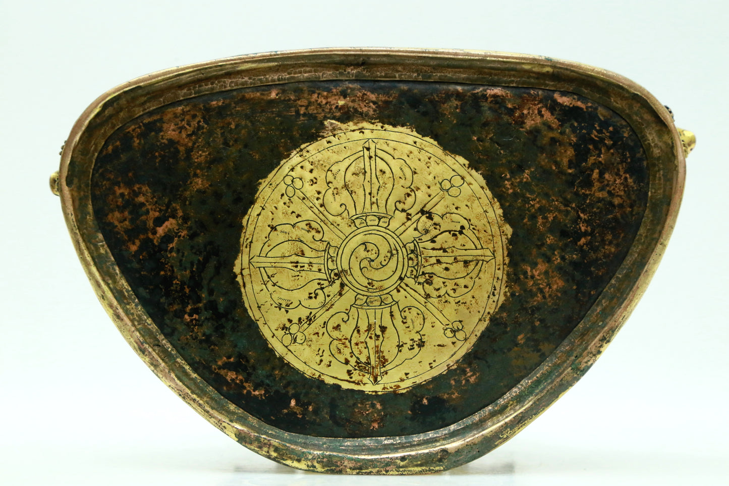 An Archaic Gilt-Bronze Gem-Inlaid Figure Of Bodhisattva With Inscriptions