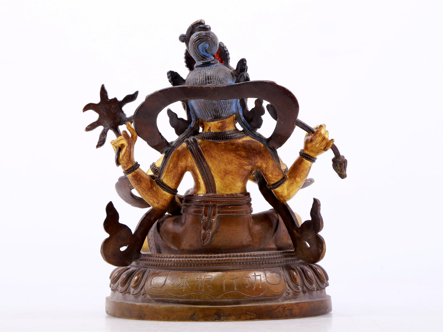 A Splendid Gilt-Bronze Figure Of Kubera