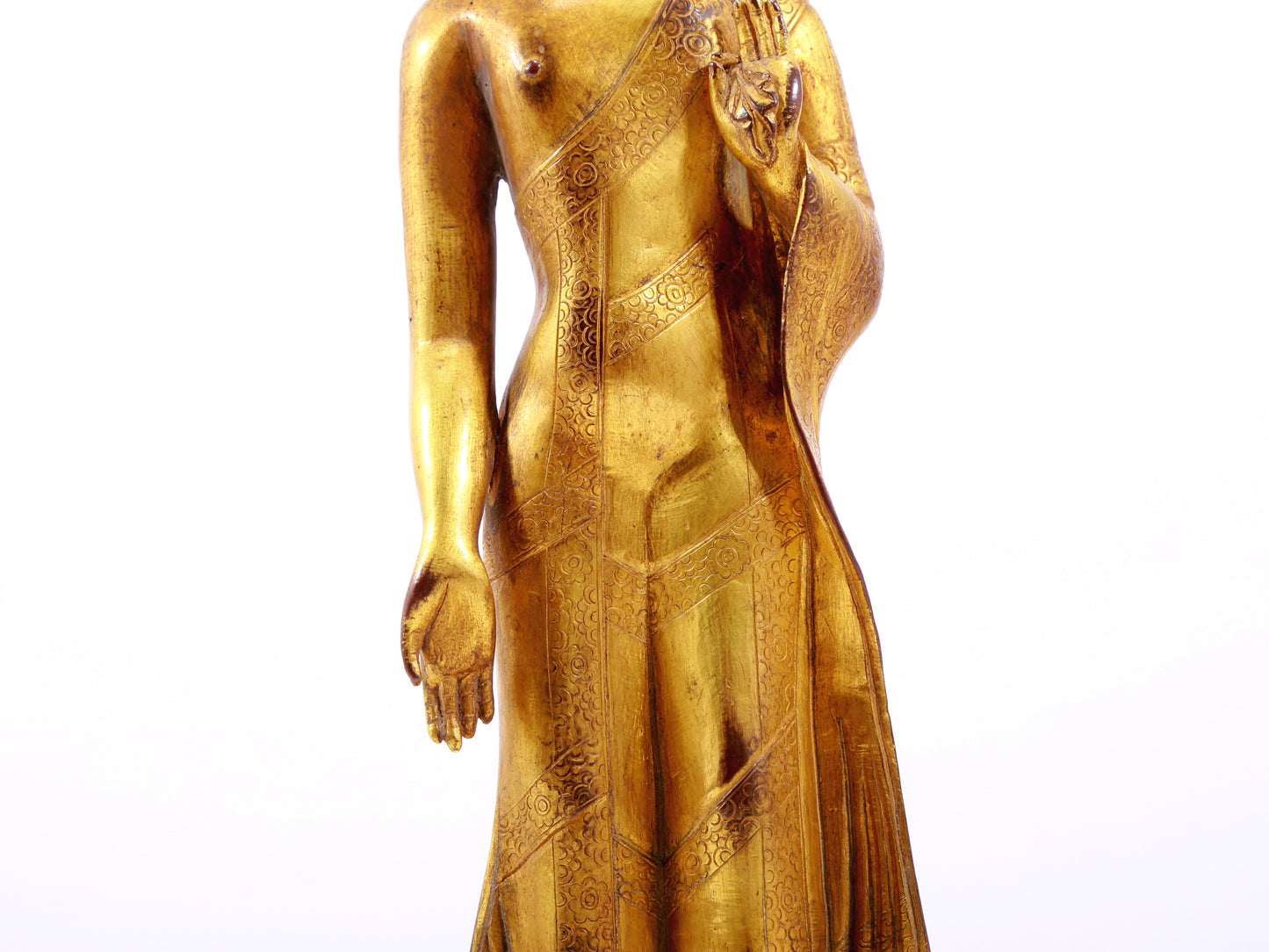 A Wonderful Gilt-Bronze Figure Of Buddha Shakyamuni