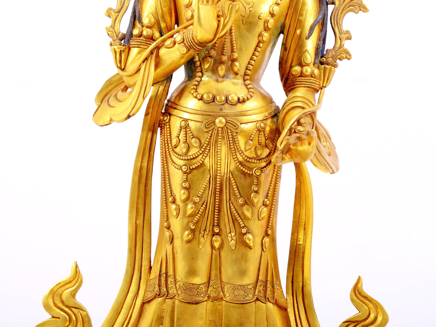 A Wonderful Gilt-Bronze Figure Of Tara