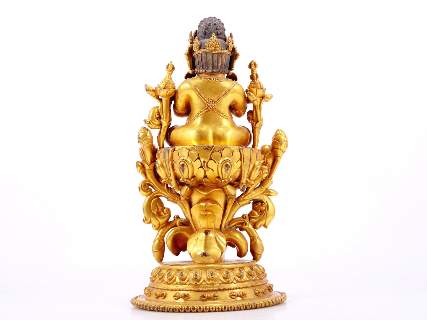 A Wonderful Gilt-Bronze Figure Of Vajrapani