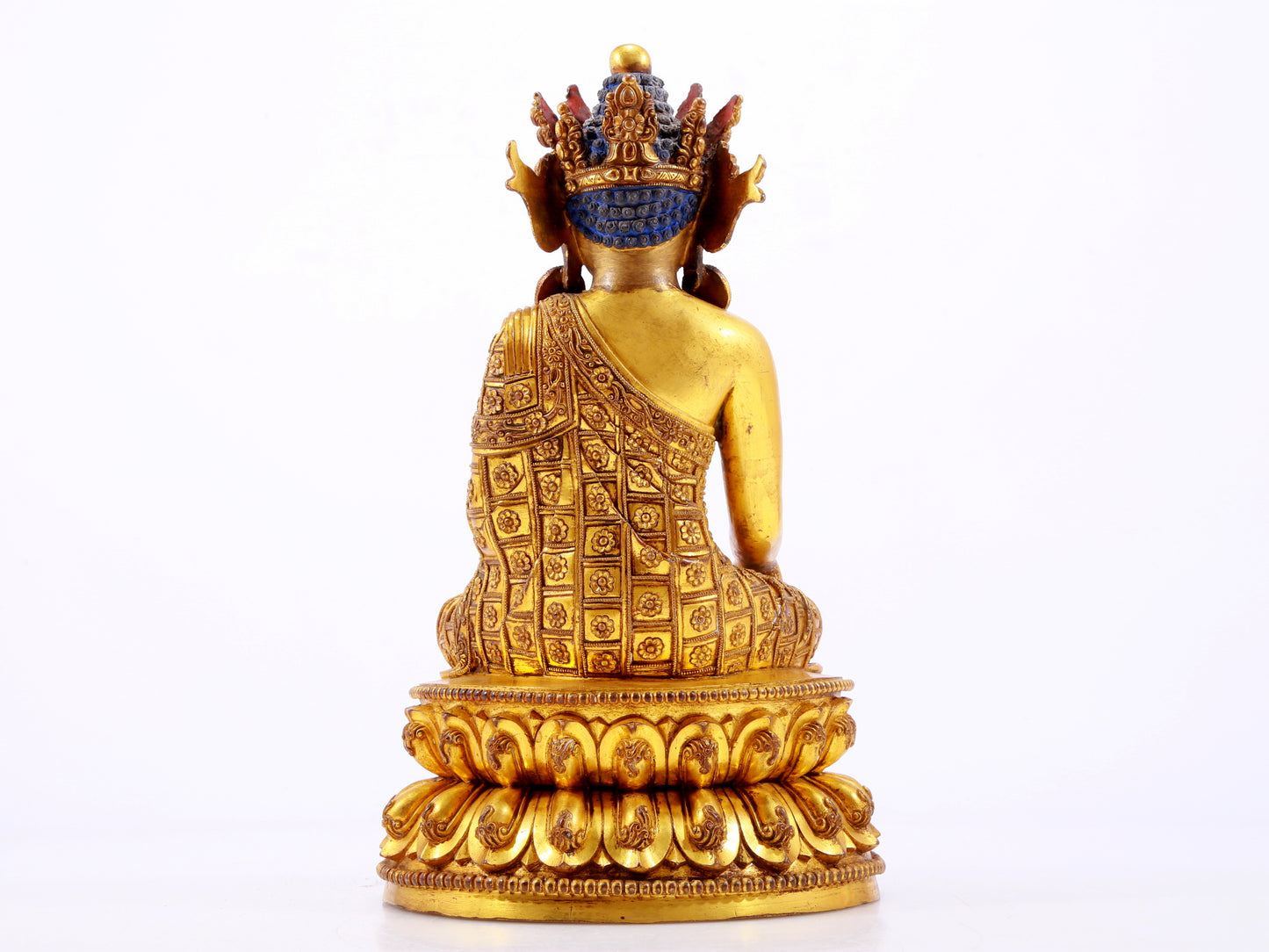 A Wonderful Set Of Three Gilt-Bronze Figures Of Bodhisattva