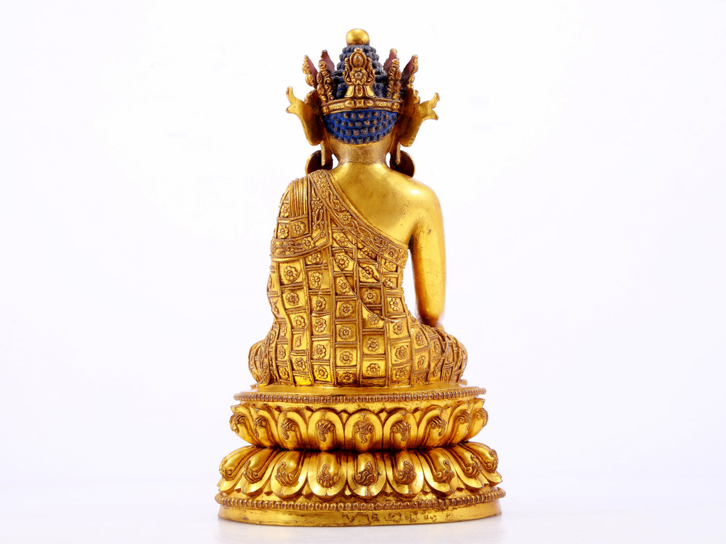 A Wonderful Set Of Three Gilt-Bronze Figures Of Bodhisattva