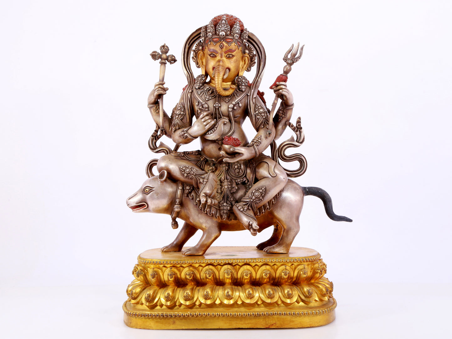 A Splendid Gilt-Bronze Figure Of Anna-Vinivarta