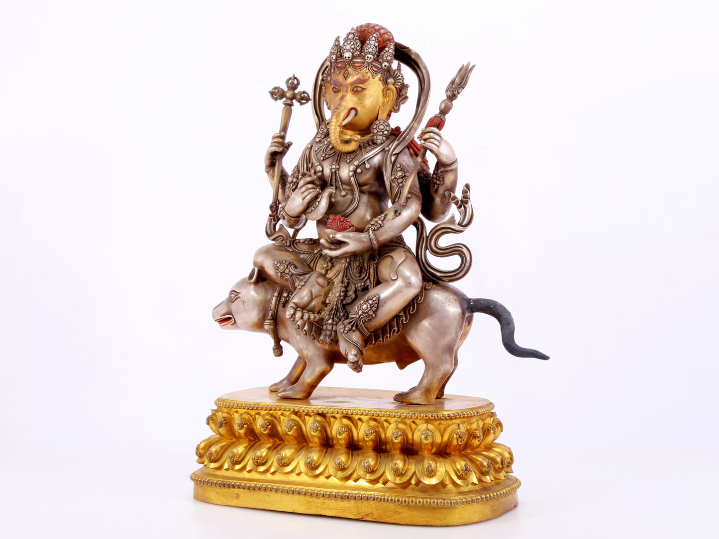 A Splendid Gilt-Bronze Figure Of Anna-Vinivarta
