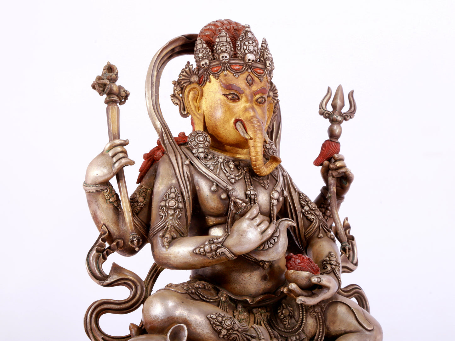 A Splendid Gilt-Bronze Figure Of Anna-Vinivarta