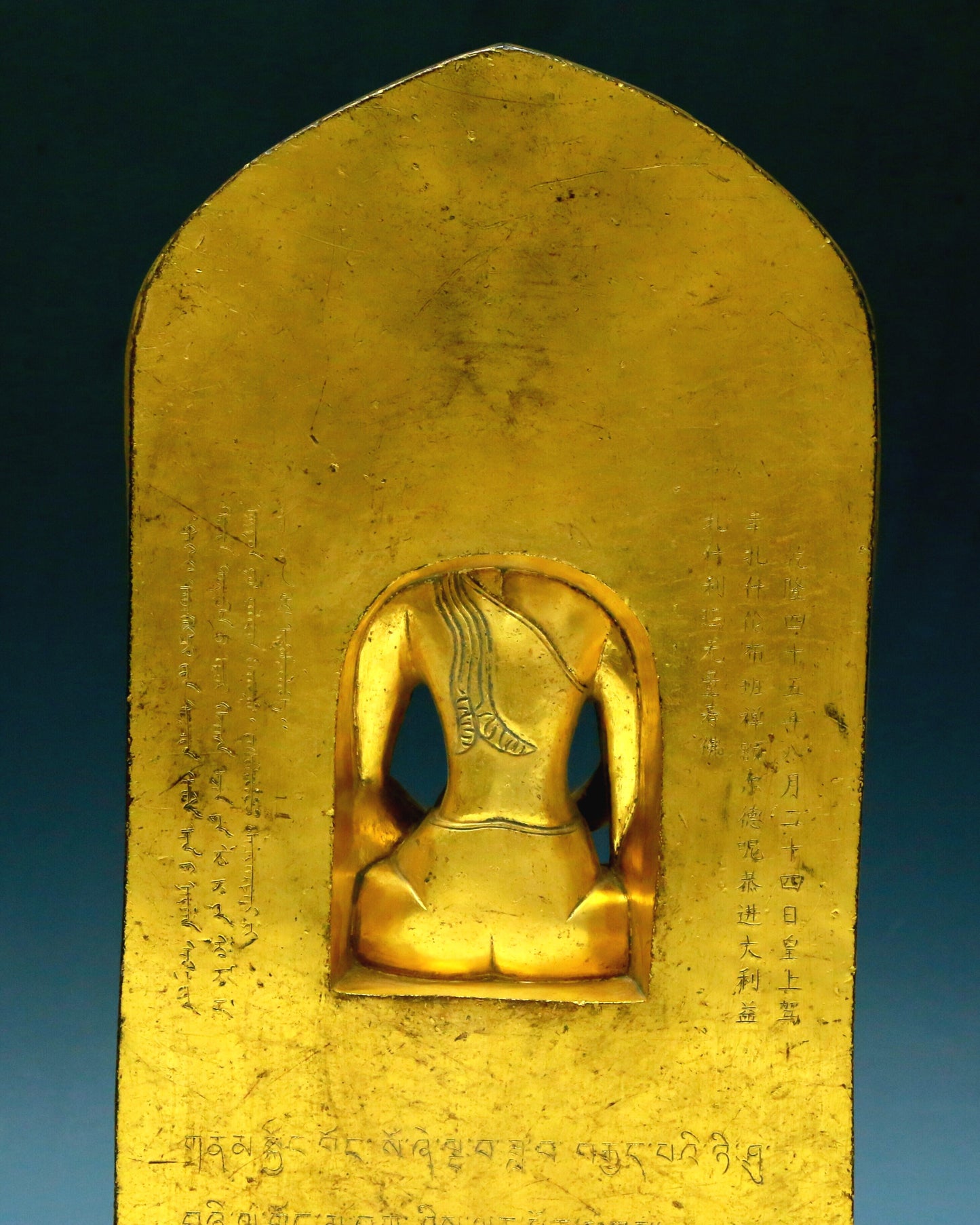 A Wonderful Set Of Gilt-Bronze Figures Of Bodhisattva With Inscriptions