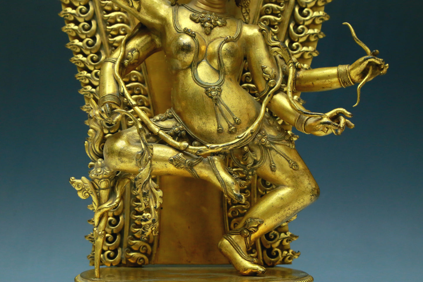 A Wonderful Gilt-Bronze Figure Of Dakini