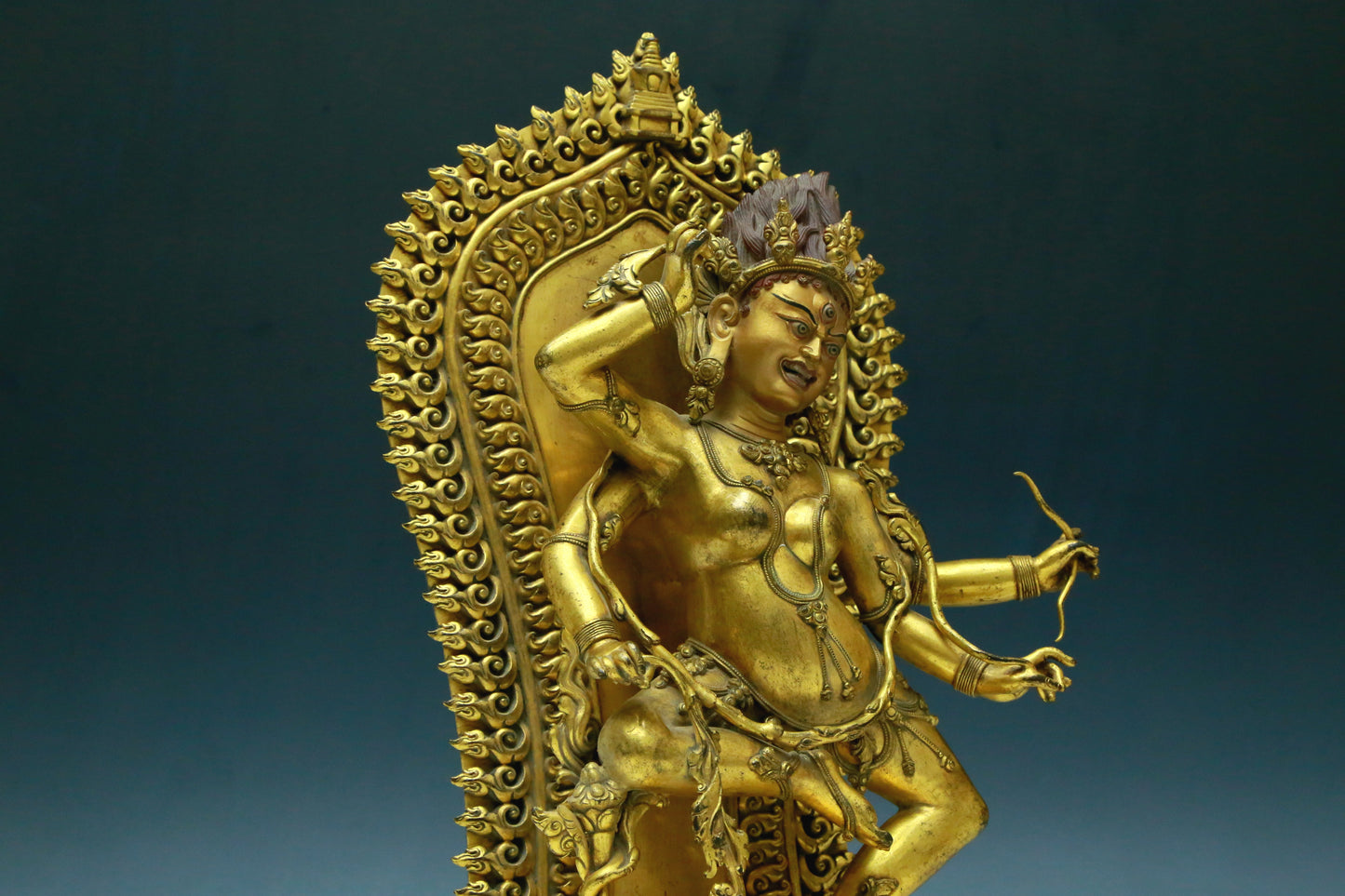 A Wonderful Gilt-Bronze Figure Of Dakini