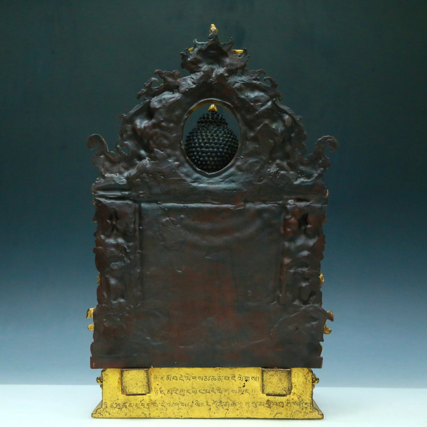 A Wonderful Gilt-Bronze Figure Of Buddha Shakyamuni With Inscriptions