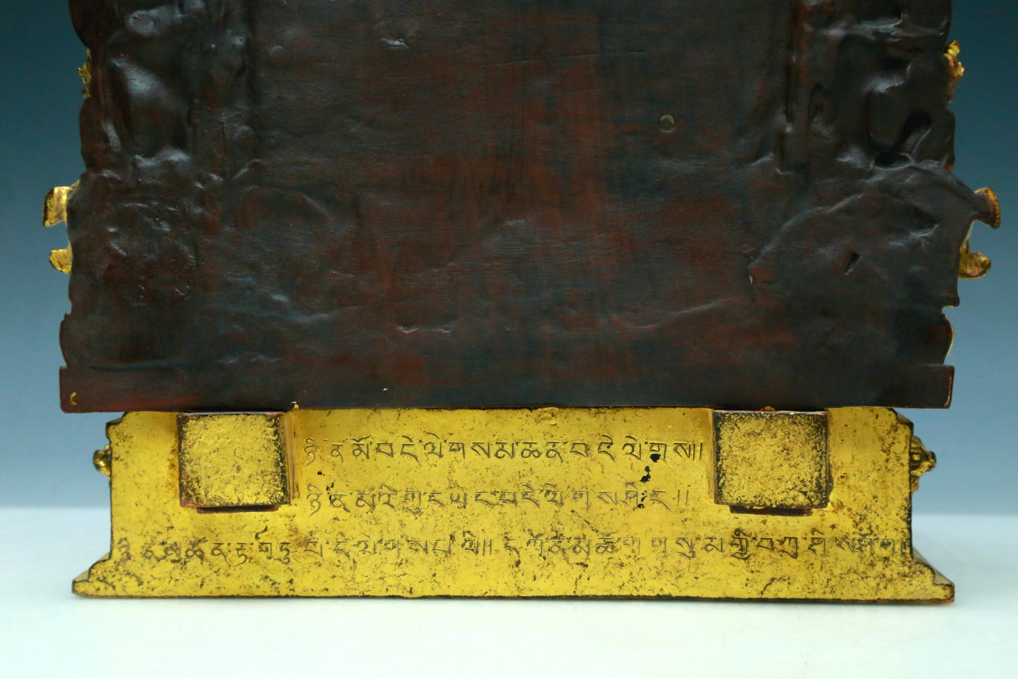 A Wonderful Gilt-Bronze Figure Of Buddha Shakyamuni With Inscriptions