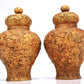 A Wonderful Pair Of Gilt-Bronze 'Dragon& Auspicious Cloud' Jars