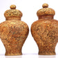 A Wonderful Pair Of Gilt-Bronze 'Dragon& Auspicious Cloud' Jars