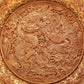 A Wonderful Gilt-Bronze 'Dragon& Auspicious Cloud' Dish
