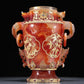 A Magnificent Agate Gold-Mounted 'Flower' Vase