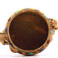 A Wonderful Gilt-Bronze Gem-Inlaid 'Scrolling Lotus, Dragon, Phoenix' Lion-Handled Tripod Censer