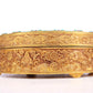 A Wonderful Gilt-Bronze Turquoise-Inlaid 'Dragon& Auspicious Cloud' Box